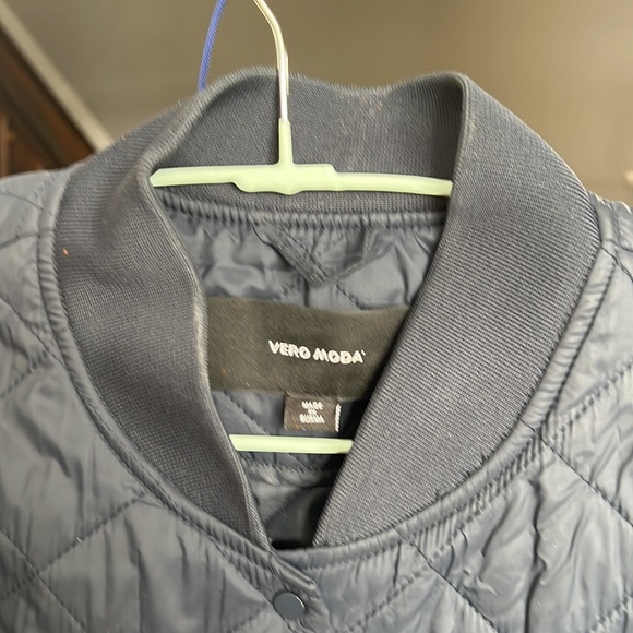Vero Moda Long Bomber size L Navy Blue - Picture 5 of 7